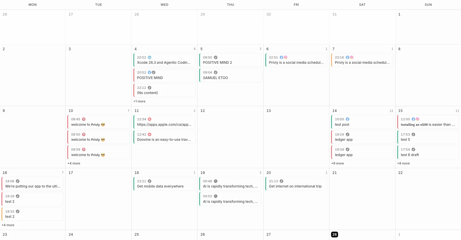 See what's planned and what's missing preview