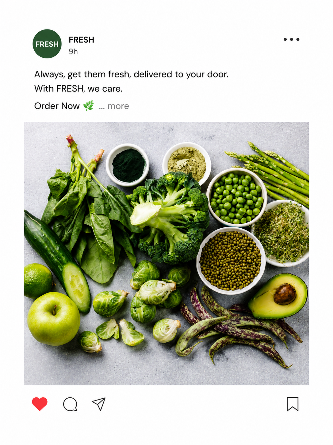 Privly-generated social post mockup for a food or wellness product.