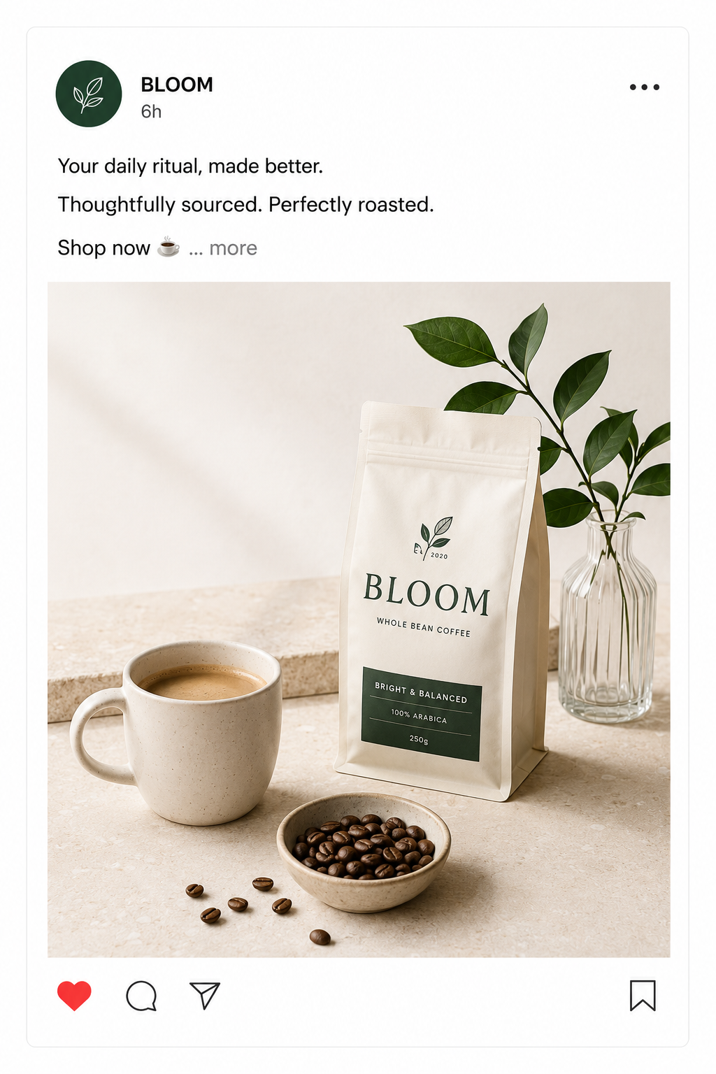 Privly-generated social post mockup with product photography.