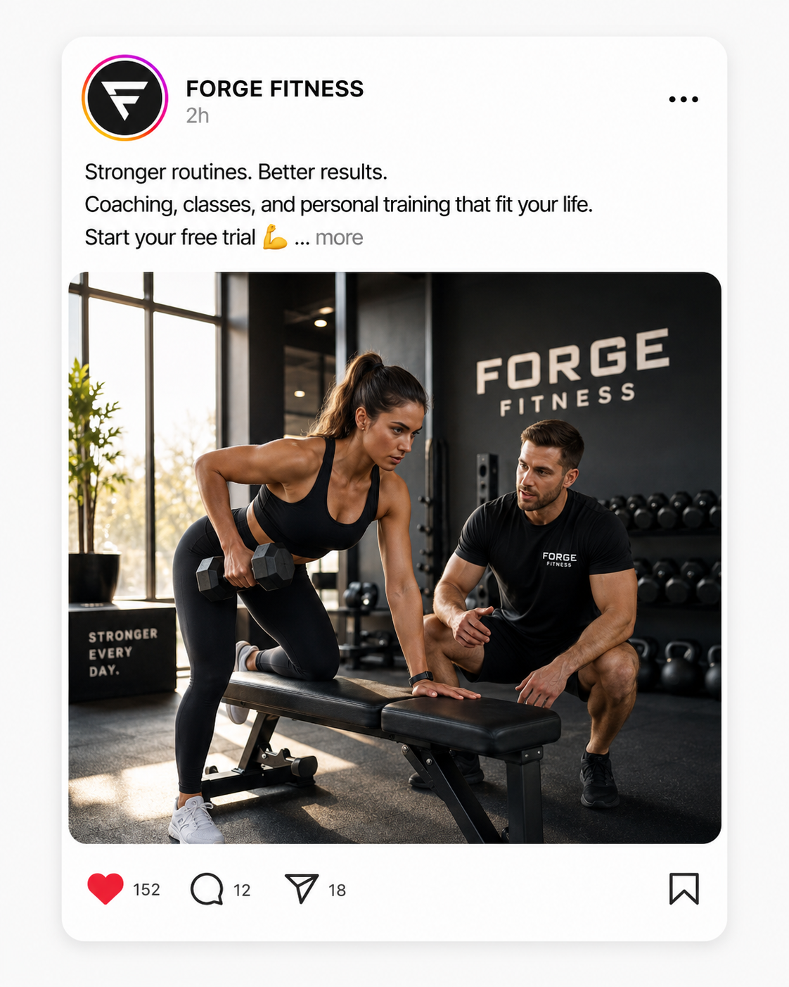 Privly-generated social post mockup for a business tool.
